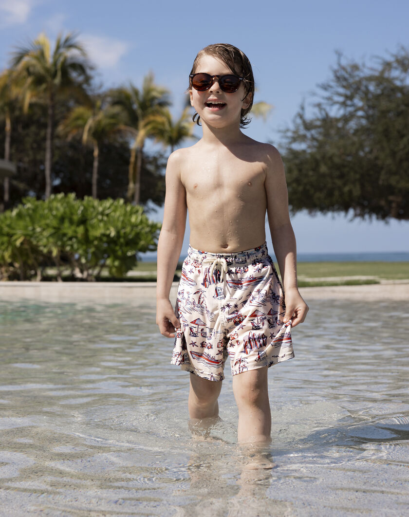 Boys Swim Trunks – Family Traditions Pattern thumbnail number 2